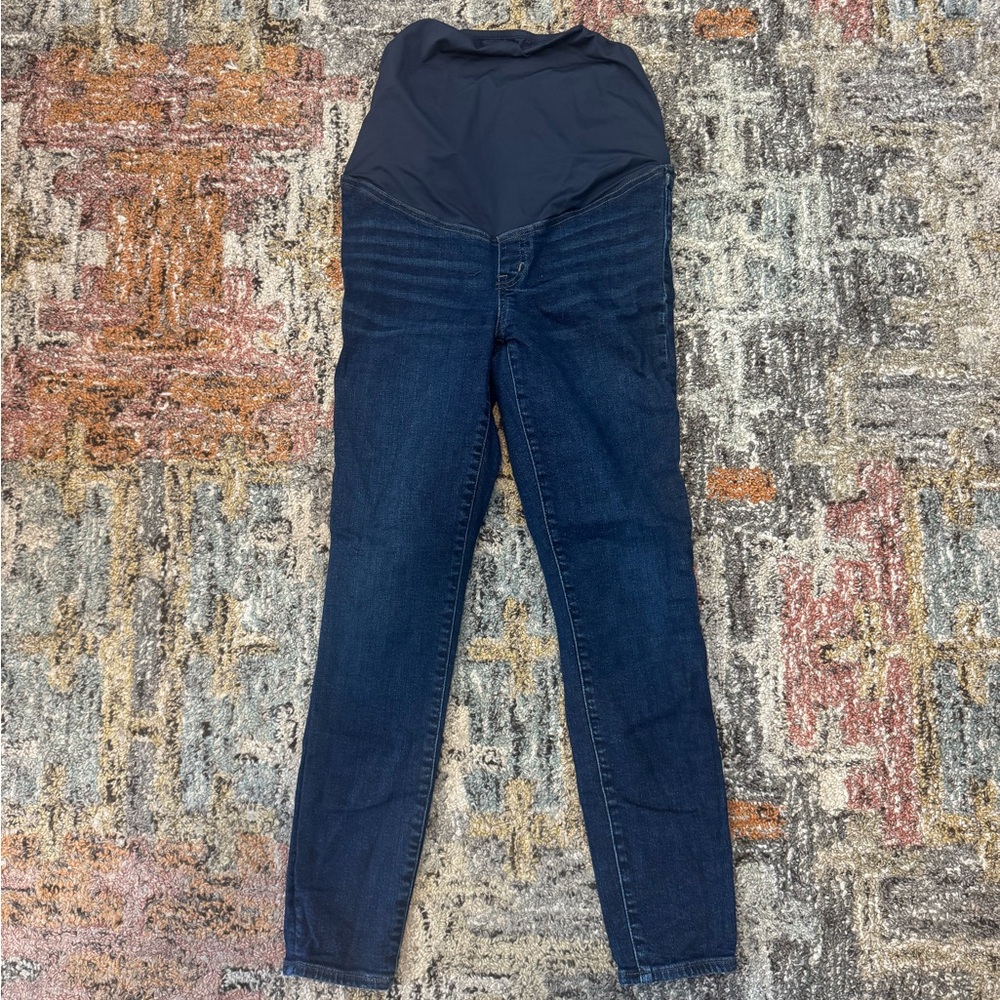 Madewell Dark Blue Maternity Jeans